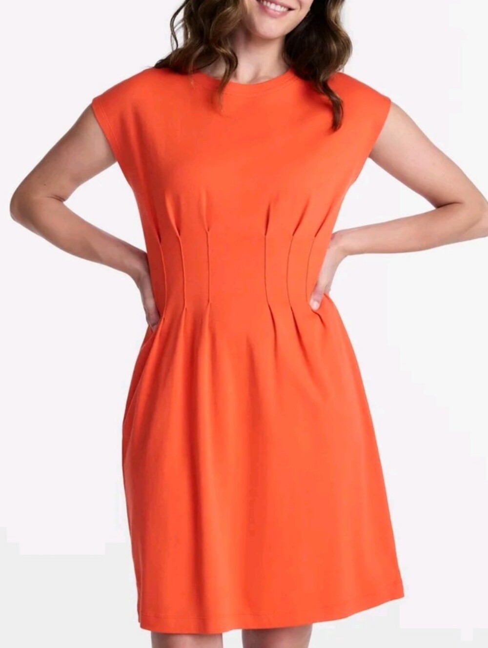 Time and Tru Women's Pleat Waist Mini Dress, Size XS NWT